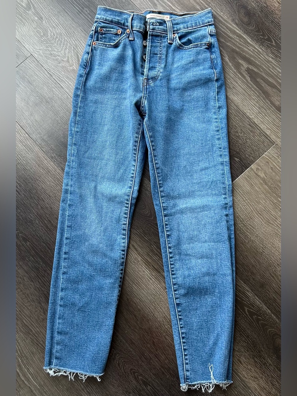 Levi’s Wedgie Straight Ankle Jeans